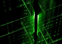 Sfondo Tecnologia informatica verde
